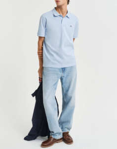 GANT ΜΠΛΟΥΖΑ ΚΜ REG SHIELD SS PIQUE POLO