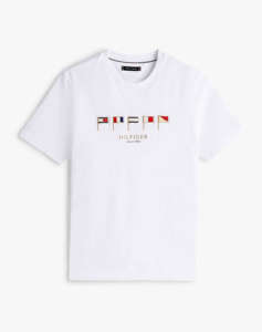 TOMMY HILFIGER HILFIGER MULTI FLAGS TEE