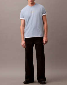 CALVIN KLEIN JEANS SS ACID WASH 20S CN TEE