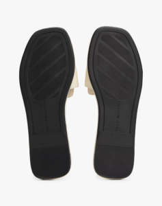 TOMMY HILFIGER LEATHER HORSEBIT MULE