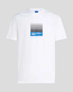 KARL LAGERFELD JEANS KLJ REG BOX FADE LOGO TEE